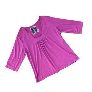 Classic Women's Purple Tunic Top